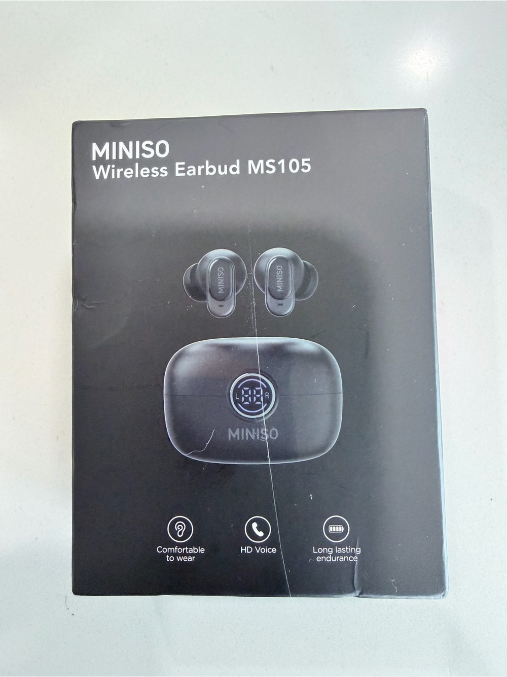 MINISO MS105 Wireless Earbuds in Black - Comfortable HD Sound